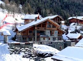 chalet ormelune au pied des pistes, skíðasvæði í Sainte-Foy-Tarentaise