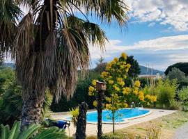 Villa vue de rêve mer et Espagne à 10 min, hotell i Le Boulou