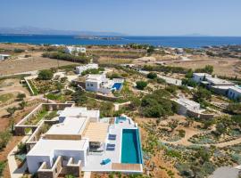 ELEONAS Paros estate - villas with private pools OR jacuzzi & professional tennis court, hotel i Kampos
