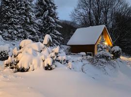 Domek górski na Polanie Goryczkowej 700 m npm - Szczyrk dojazd samochodem terenowym, w zimie utrudniony - wymagane łańcuchy, cabin in Szczyrk