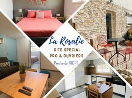 Gite 3 chambres, pour ouvriers ou salariés, hotel en Coulon