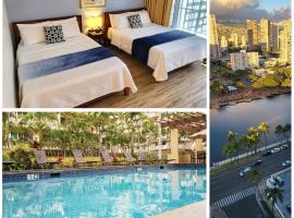 21st Floor Renovated Studio with 2 Queen Beds, self catering accommodation in Honolulu