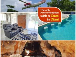 Cave Diani Holiday Apartments，迪亞尼海灘的飯店