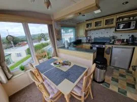 Haven on the Hill 2 Bed Caravan with Town Views of Aberystwyth F7