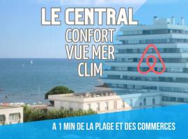 Le Central Vue Mer Clim Plage 2min Cosy Confort - Jetservices Conciergerie, golfhótel í La Grande Motte