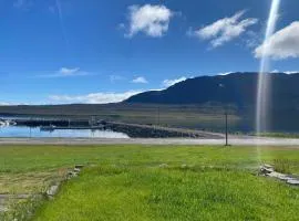 Sea, fjord & mountain view house