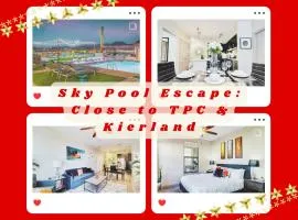 Rooftop Pool with Mountain Views & King Beds with Parking 1123