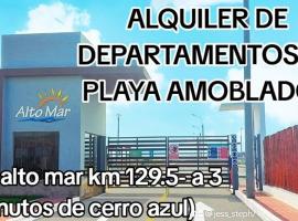 Departamento de playa amoblado, hotel a Cerro Azul