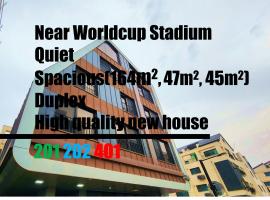 Near World cup stadium New, full optioned, huge house โรงแรมราคาถูกในโกยาง