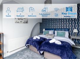 NEW Four Bedroom House By Keysleeps Short Lets Workington Contractor Leisure Beach Location Lake District, apartamento em Siddick