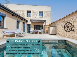 Le Patio d'Arlou, Maison de caractère, počitniška hiška v mestu Fabrezan