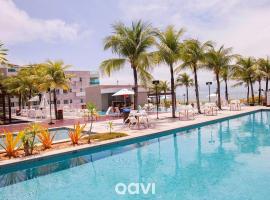 Dzīvoklis Qavi - Flat Resort Beira Mar Cotovelo #InMare133 pilsētā Parnamirima