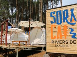 SoraCai Riverside Campsite, luxury tent in Palayangan