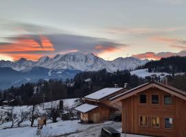 Les Balcons du Mont-Blanc : Appartement centre village, hotel v destinaci Cordon
