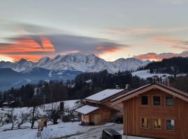 Les Balcons du Mont-Blanc : Appartement centre village, hotel in Cordon