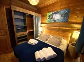 LE FISHING LODGE Chalet en bois avec bain nordique