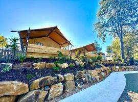 Esk Luxury Glamping Tents, luxusní stan v destinaci Esk