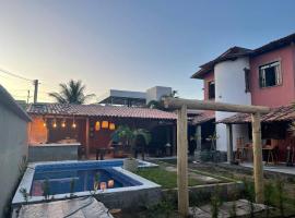 Casa de Praia piscina -60 m da praia, 3/4 Cond. บ้านพักในโอลิเวนซา
