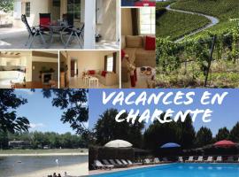 Etang Vallier Resort Brossac, cottage in Brossac