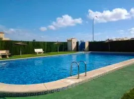 2 bedrooms house with shared pool and furnished terrace at Torrevieja 2 km away from the beach