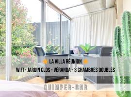 LA REUNION - Maison - Jarind Clos - Wifi, hotel em Ergué-Gabéric