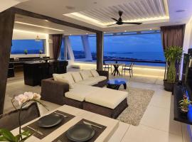 Luxury 2BDR Breathtaking 270 Seaview Pool Vila, hotel em Nathon Bay