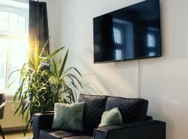 NUWILU ONE - Apartment mit Balkon im Herzen Erfurts - Magenta TV- Netflix - Disney, hotel met parkeren in Erfurt