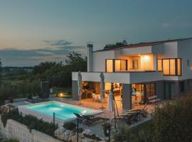 Villa Boiky - private pool and amazing sea view, Istria, коттедж в городе Materada
