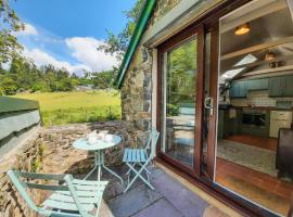 Y Gribyn - Modern stone cottage within Snowdonia's National Park、ドルゲラウのホテル