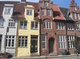 Ferienwohnung Kontor im Traufenhaus, lemmikloomasõbralik hotell sihtkohas Lübeck
