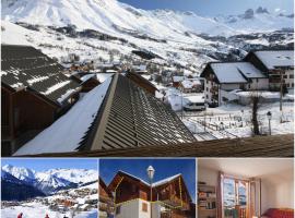 Appart - Chalet du Hameau des Aiguilles, hotelli kohteessa Albiez-Montrond