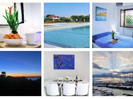 Top familienfreundliche Villa mit Seeblick & Pool, vacation home in Moniga