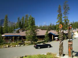 Sunwapta Falls Rocky Mountain Lodge, hotel blizu znamenitosti ledeniški predel Columbia Icefield, Jasper