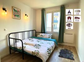 Cosy studio near Disneyland Paris, well located 10minutes, self-catering accommodation in Bussy-Saint-Georges