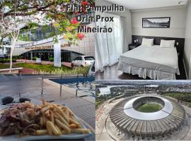 Flat Pampulha orla prox Mineirão, hotel din Pampulha, Belo Horizonte