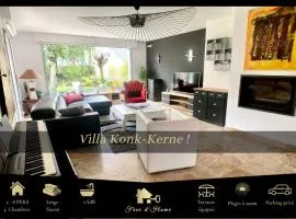 Sublime villa 5 étoiles KONK-KERNE 8 personnes, 100m de la mer à Concarneau Finistère Sud Bretagne