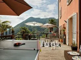 Wild Valley Palm Terrace in Valle Onsernone