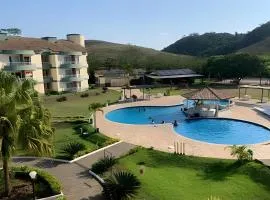 Luxuoso Apart Hotel Village c/ vista para piscina