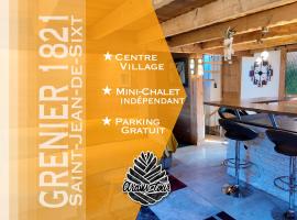 Le Grenier 1821 - Mini chalet - Centre village - AravisTour, hotel in Saint-Jean-de-Sixt