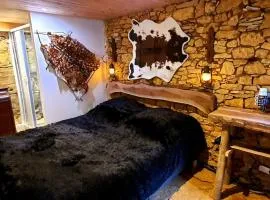 Chambre rupestre indépendante dans gite du XVIII