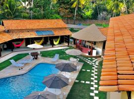 Pousada Yapara-Tyba, hotel with jacuzzis in Japaratinga