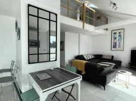 Résidence Le Rocher - Appartement duplex avec vue sur les toits du val andré MAE-5384