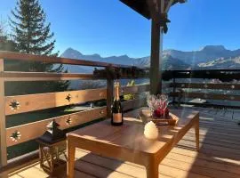 Chalet Cristal - Chalet de charme avec sauna et superbe vue sur le MOnt Charvin et les Aravis MAE-1154