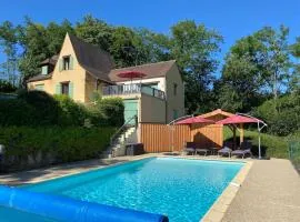 Maison Vallée Vue avec piscine chauffée