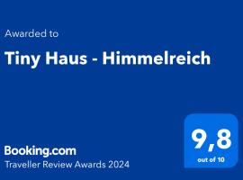 Tiny Haus - Himmelreich – apartament w mieście Ruhestetten