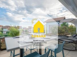 Cabana & La Terrasse du Parmelan proche Annecy, מלון עם חניה בGroisy