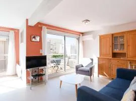 Appartement T2 climatisé avec balcon, parking privé, 4 couchages, centre Narbonne-Plage, proche mer - FR-1-409-65