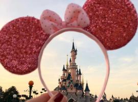 Disney et Paris pour 4 personnes RER A, nastanitev z opremo za kuhanje v mestu Champs-Sur-Marne