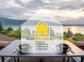 CABANA & Sunset #2 - Terrasse, Parking & Lac, self catering accommodation in Veyrier-du-Lac