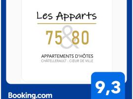 Les Apparts 75 & 80, obiteljski hotel u gradu 'Châtellerault'